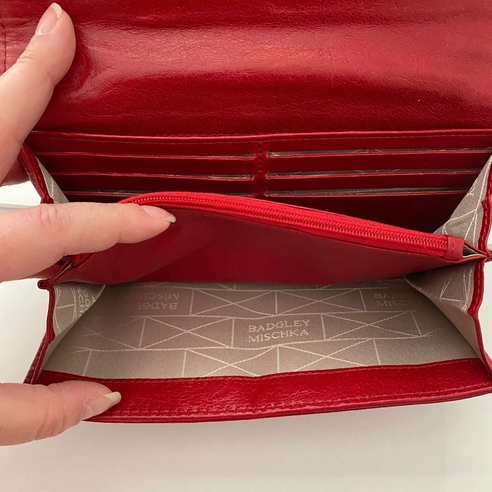 Badgley Mischka Leather Wallet
